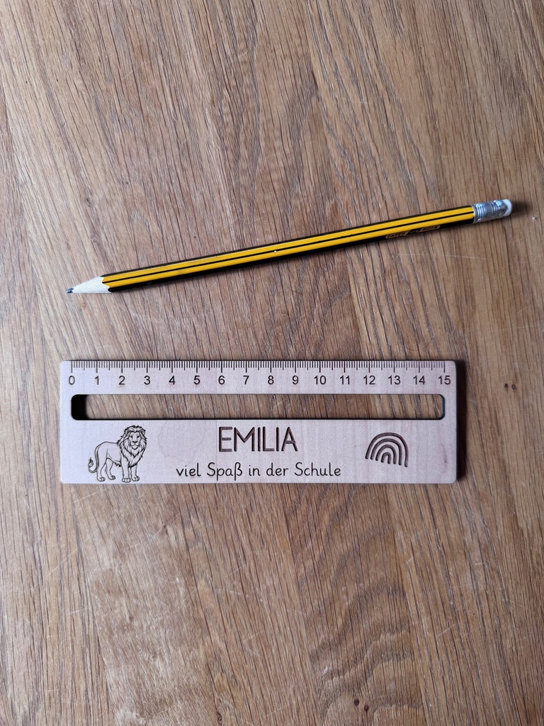 Lineal "Einschulung" 15cm
