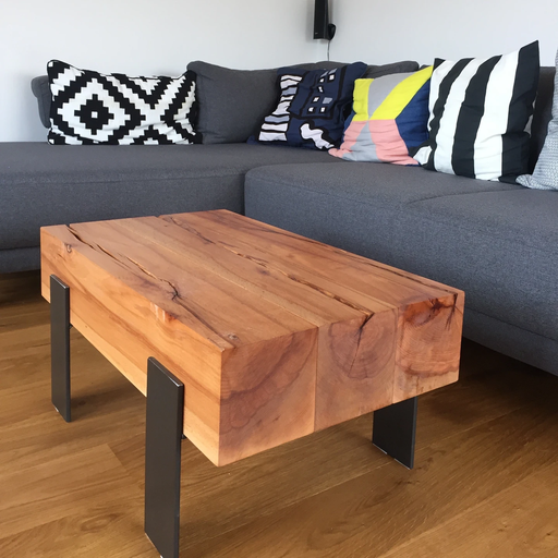 Couchtisch "Metal Beech"