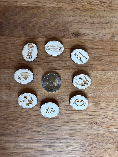 Holzanstecker Pin