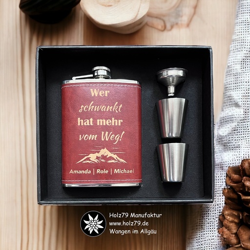 Flachmann Set "Gentlemen"
