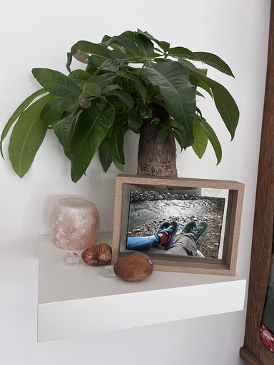 Holz Fotorahmen Doppelglas