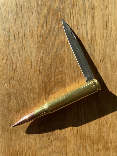 .50 BMG Caliber Bullet Knife